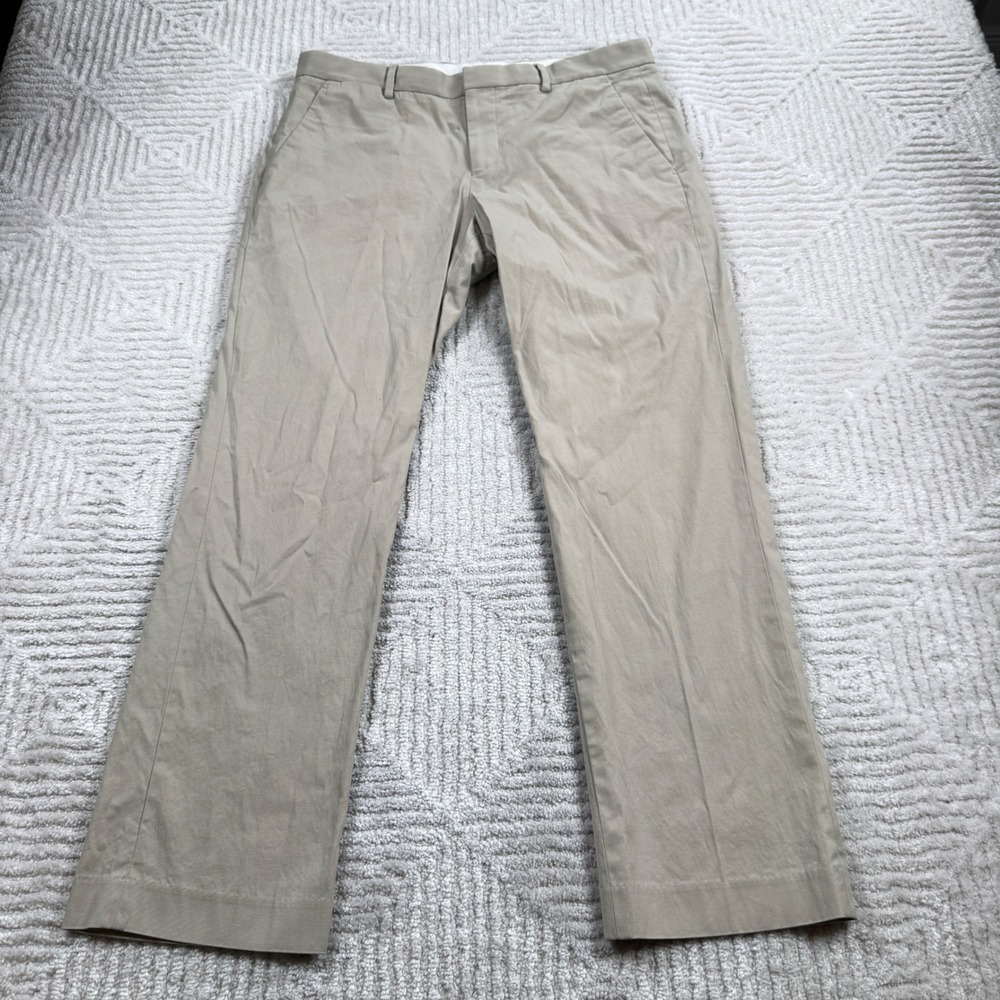 Express Photographer Dress Pants Mens 32/30 Khaki Tan Old Money Chinos Preppy
